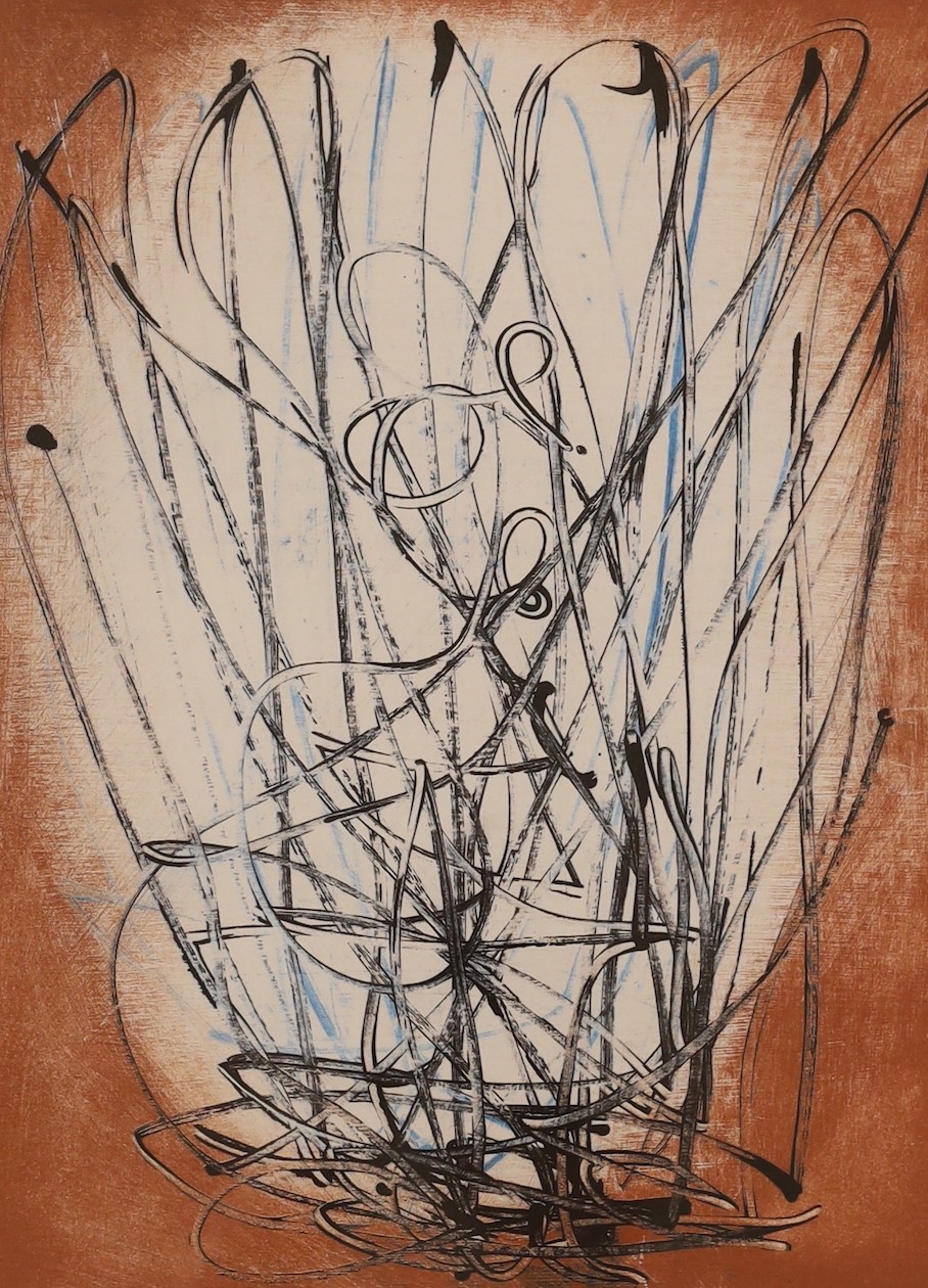 Barbara Hepworth (1903-1975), limited edition print, 'Spring 1957 (Project for sculpture)', blindstamped and numbered 12/300, overall 58 x 44cm